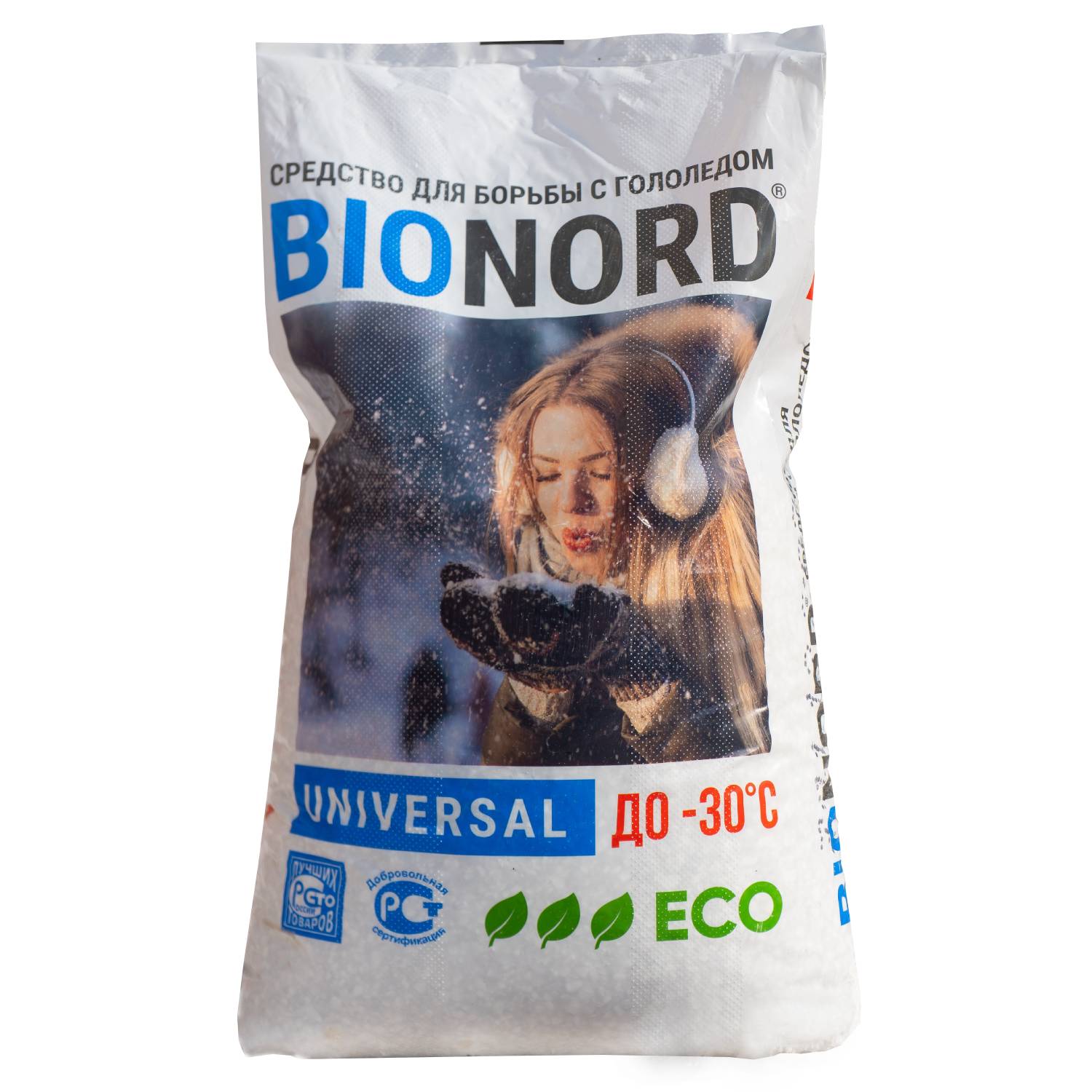 Противогололедный реагент BIONORD UNIVERSAL (23 кг)