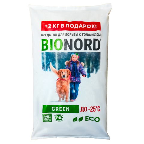 Противогололедный материал BIONORD GREEN (12 кг)