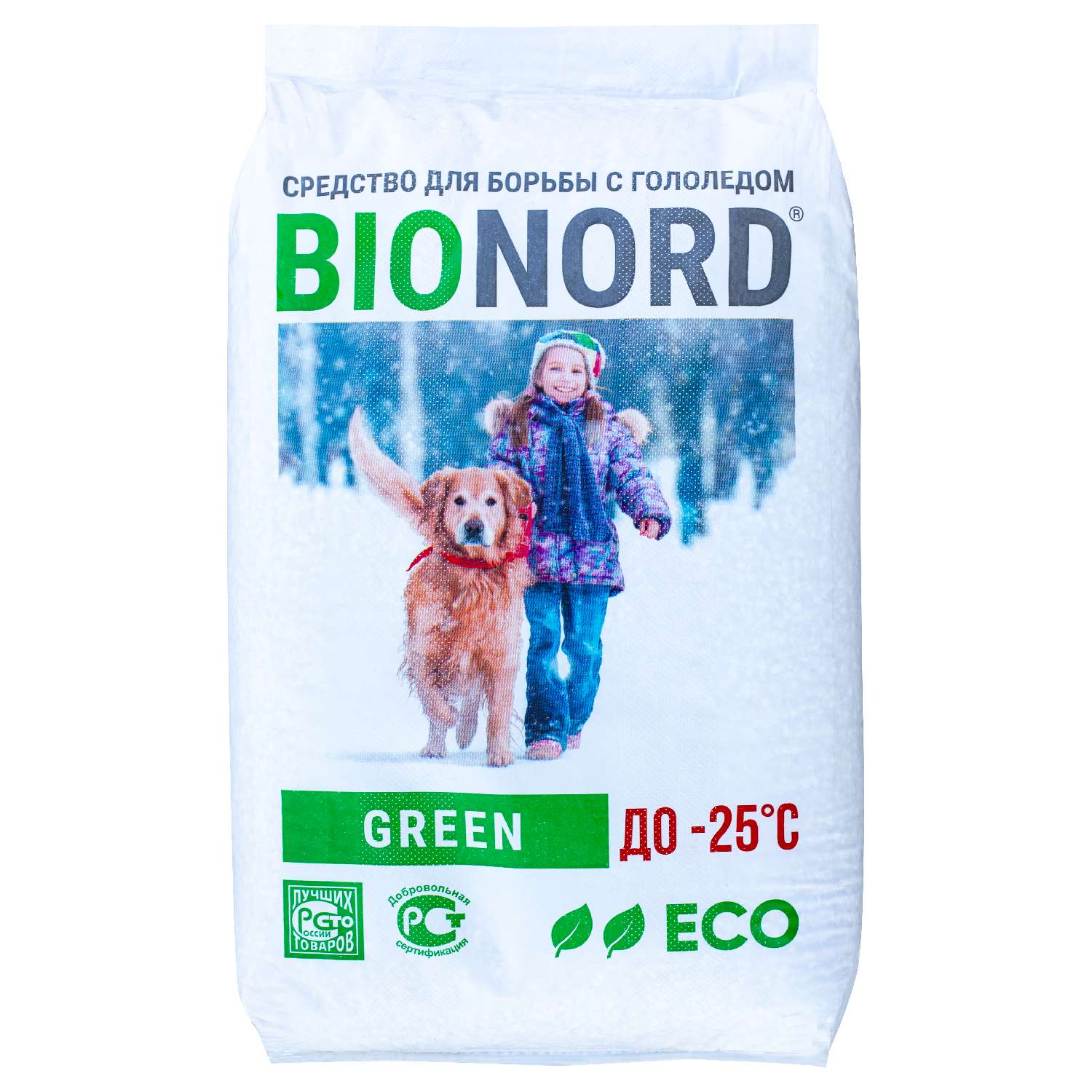Противогололедный материал BIONORD GREEN (23 кг)