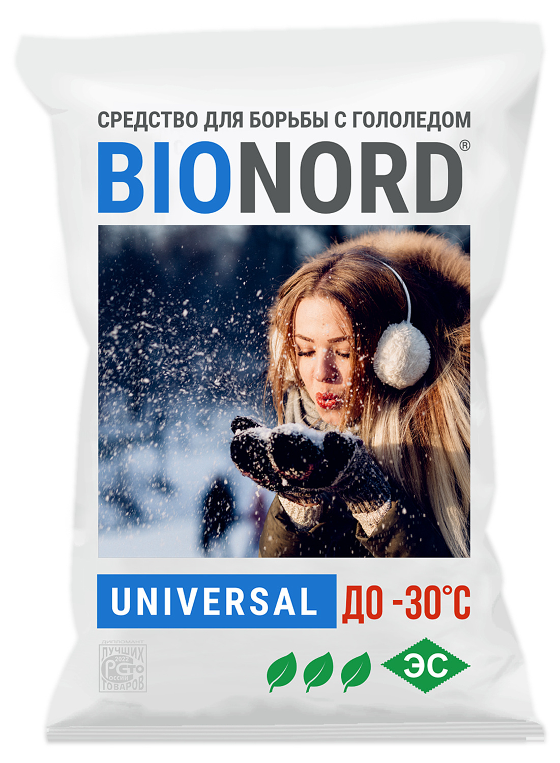 Противогололедный реагент BIONORD UNIVERSAL (23 кг) купить по выгодной цене | Противогололедный материал Bionord